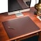 Dacasso Chocolate Brown Leather 24" x 19" Desk Mat without Rails PR-3419 - alternate 2